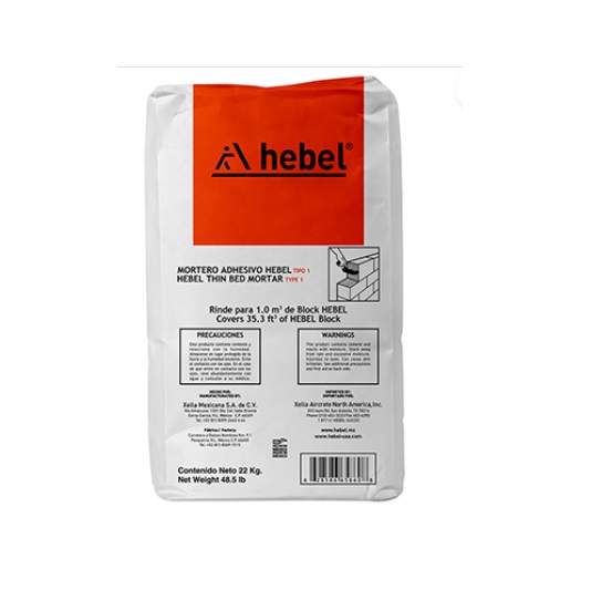 MORTERO ADHESIVO HEBEL PRODUCTO